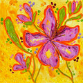 Sun Drunk Blooms - Original Floral Painting