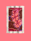 Raw Canvas - Original Floral Painting