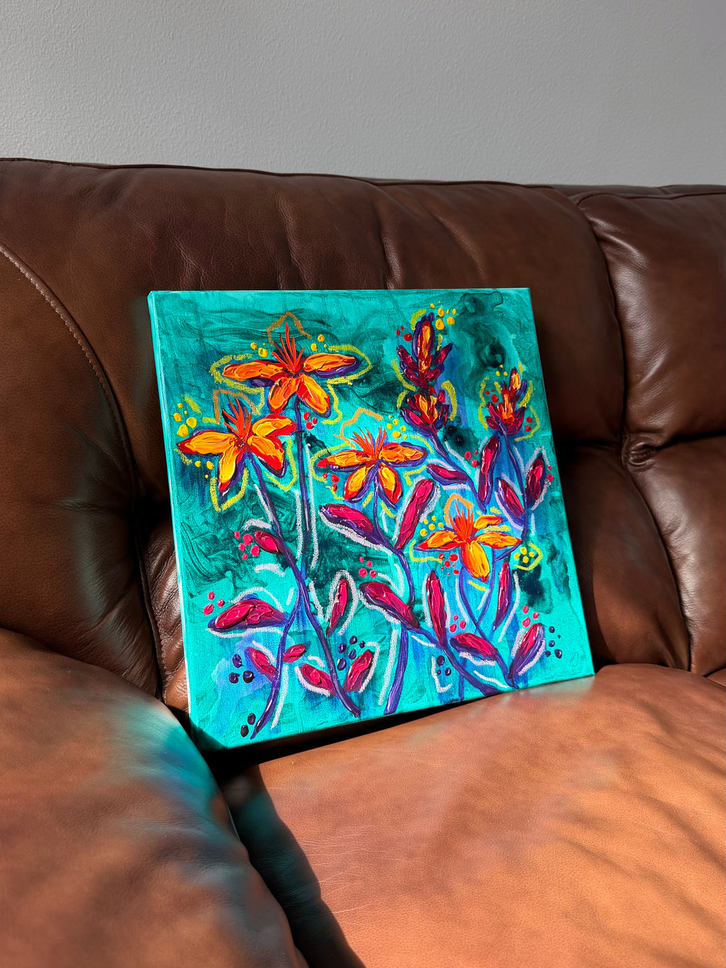 After The Rain - Original Floral Painting