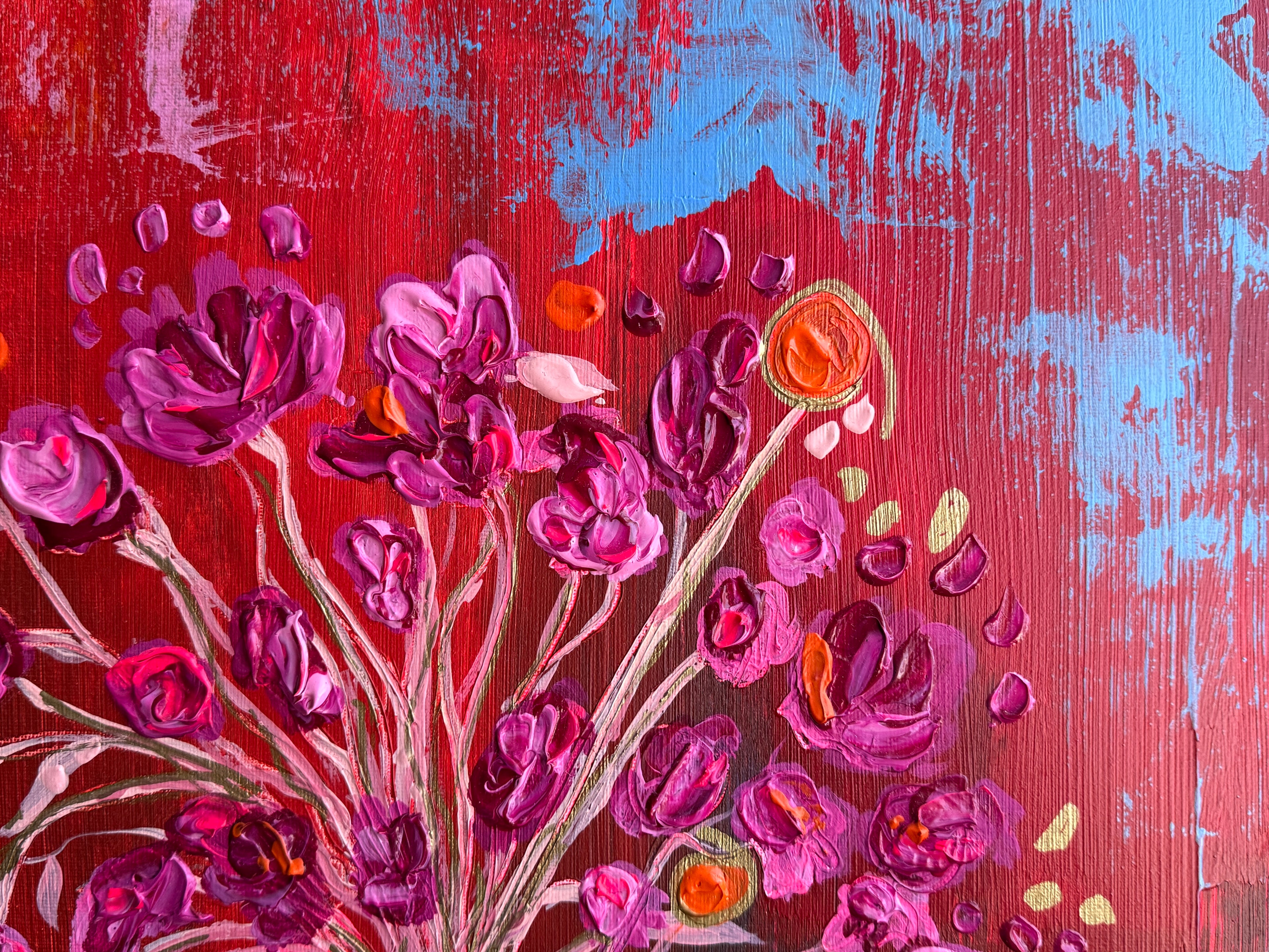 Firebloom Reminiscence - Original Floral Painting