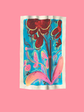 Raw Canvas - Original Floral Painting