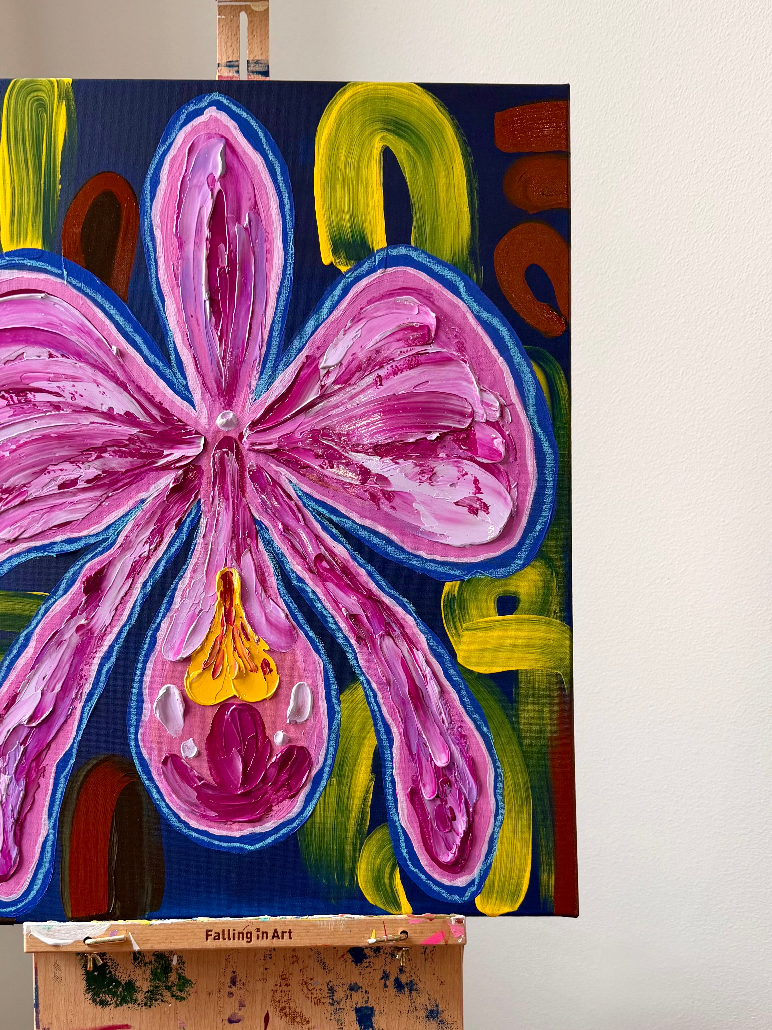 Orchid Chaos - Original Floral Painting