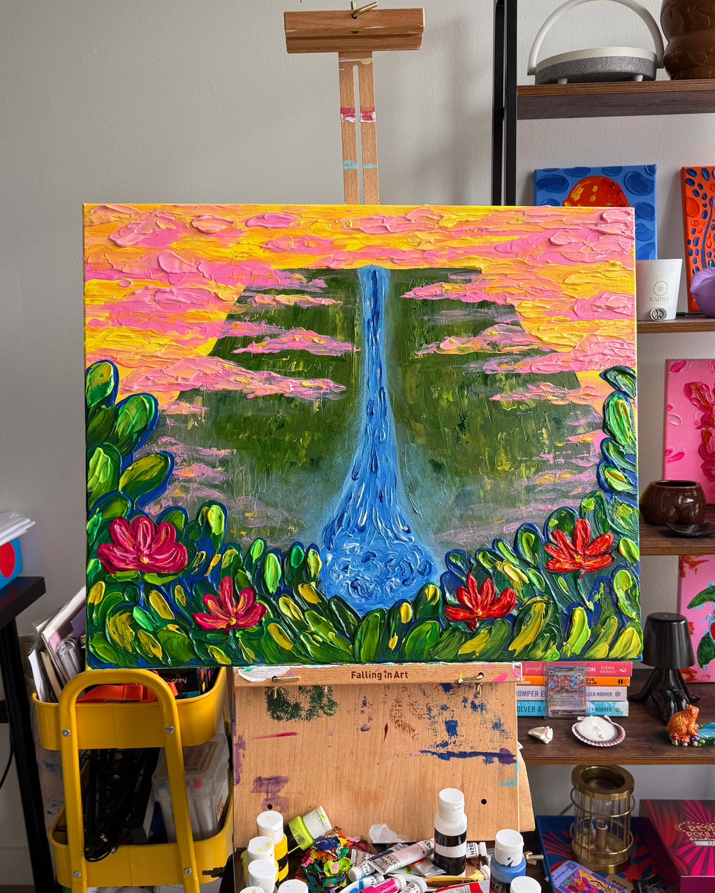 From The Falls - Original Acrylic Painting