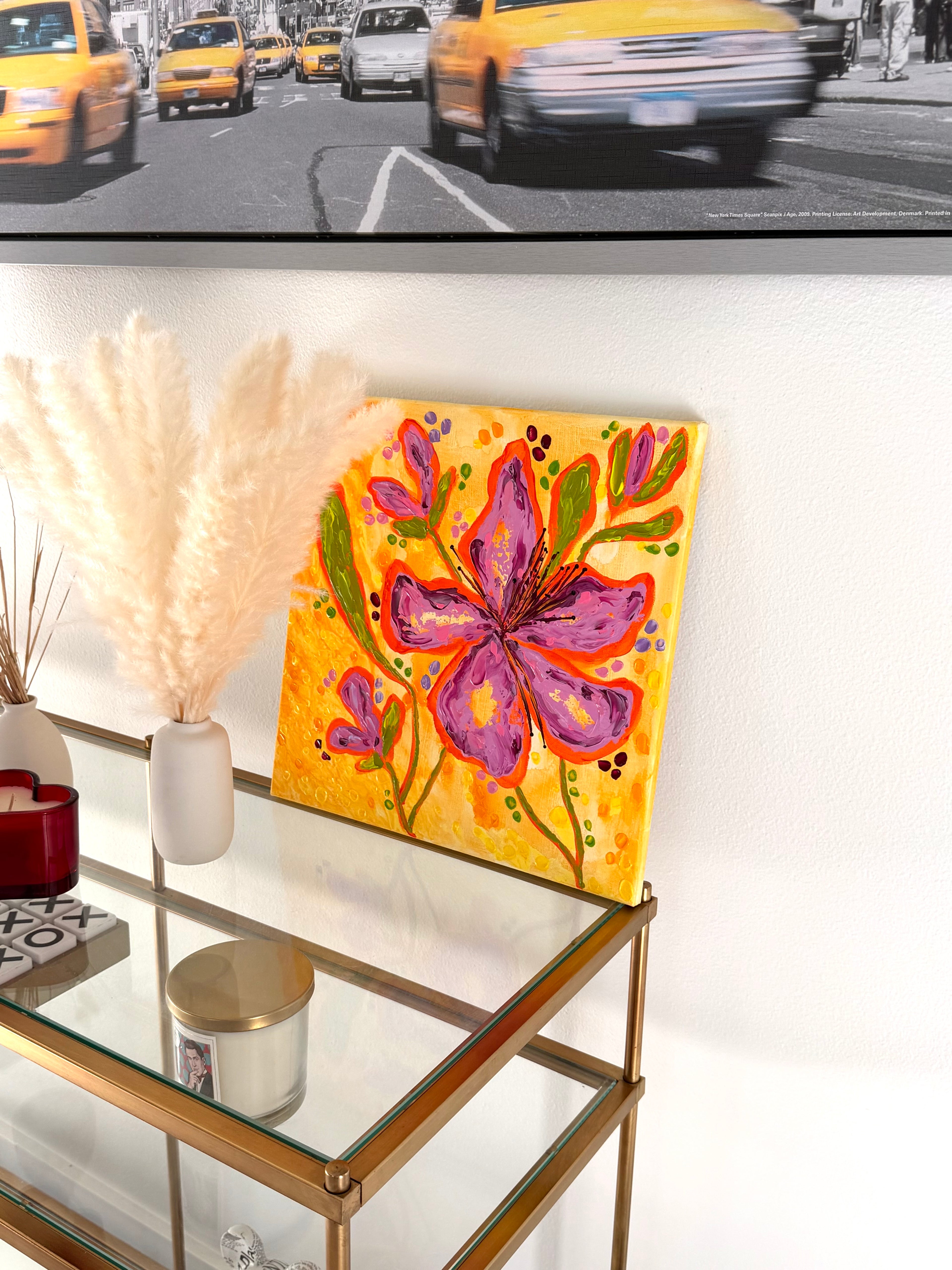 Sun Drunk Blooms - Original Floral Painting