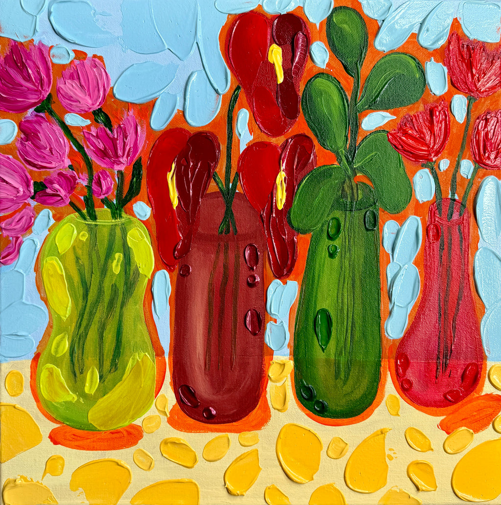 Not Your Grandma’s Flowers - Original Floral Painting