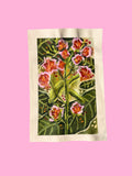 Raw Canvas- Original Floral Painting