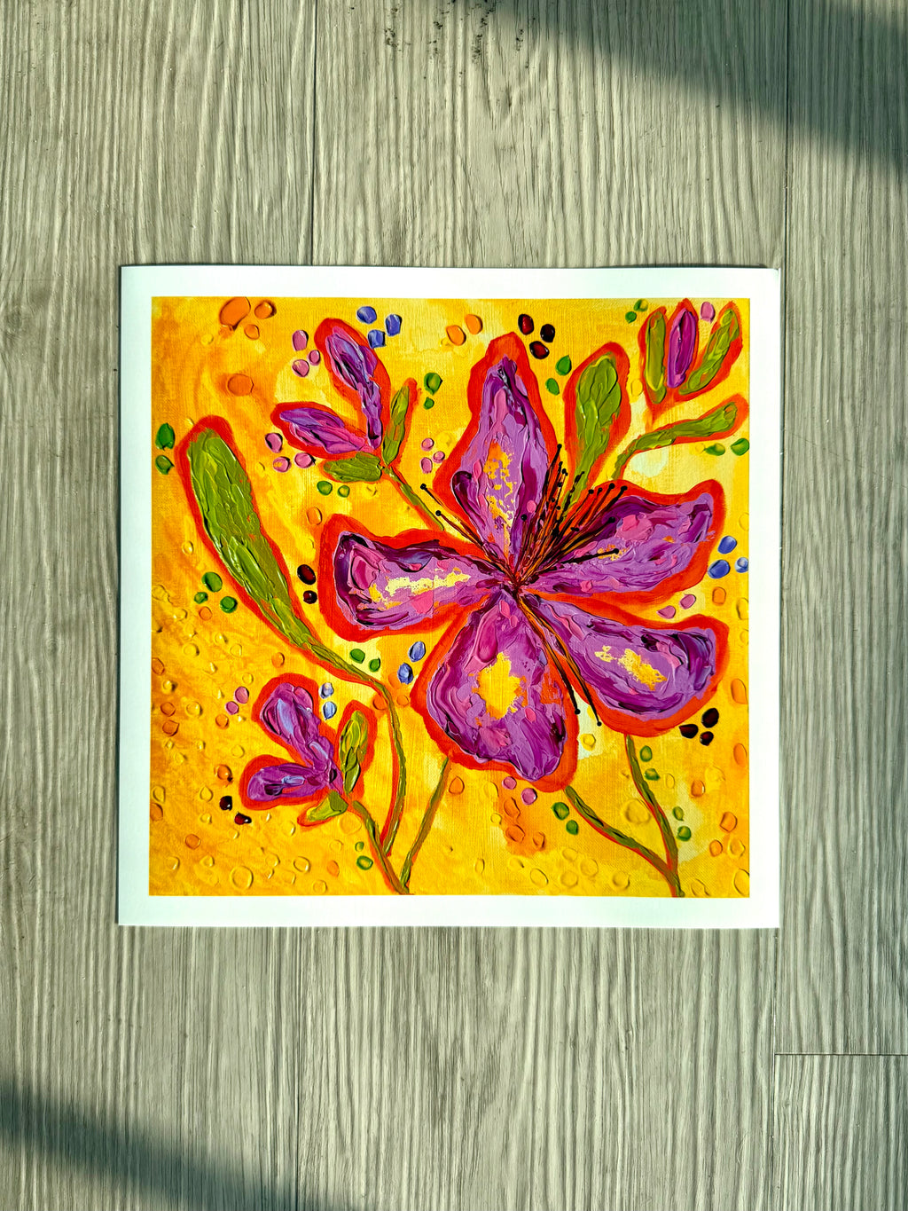 Sun Drunk Blooms - Floral Art Print