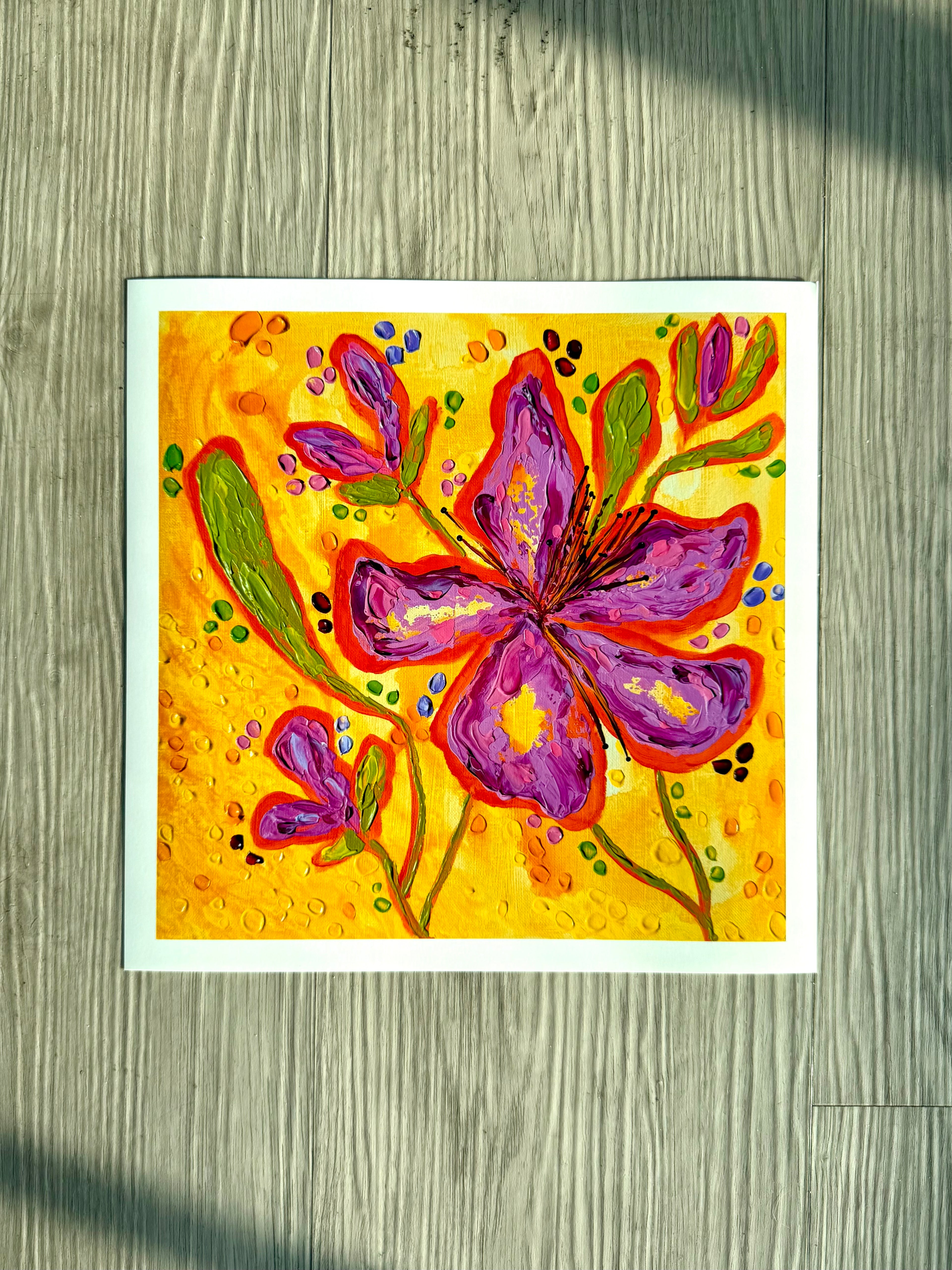 Sun Drunk Blooms - Floral Art Print
