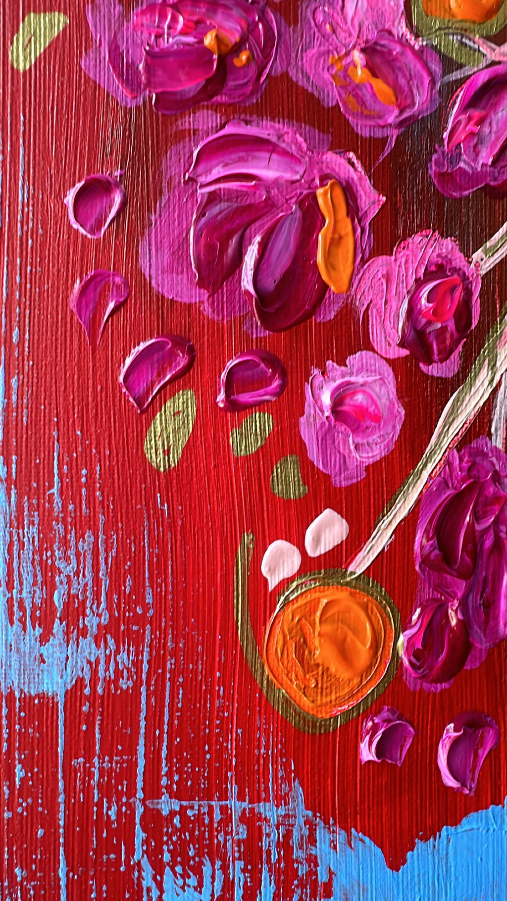 Firebloom Reminiscence - Original Floral Painting