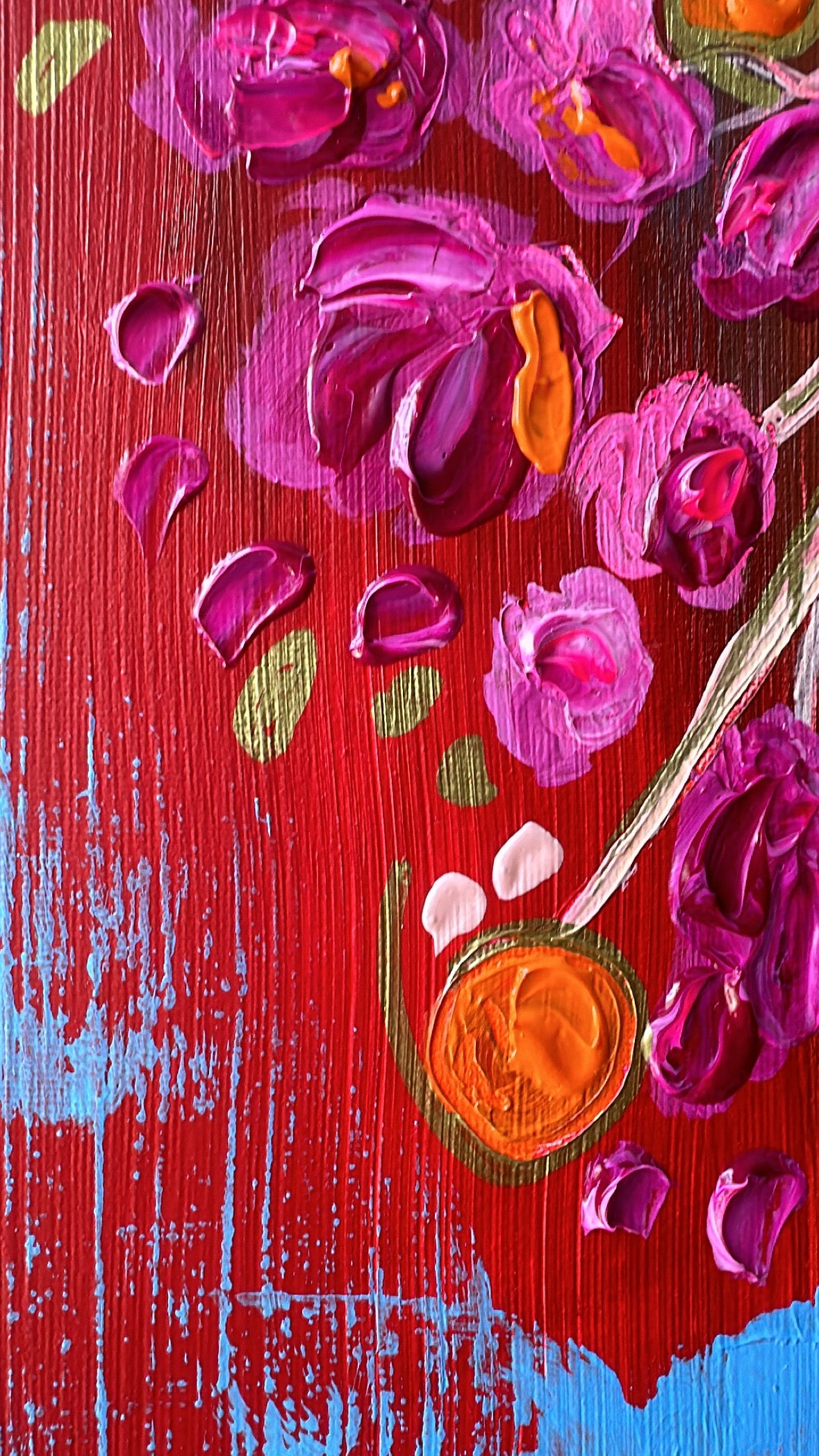 Firebloom Reminiscence - Original Floral Painting