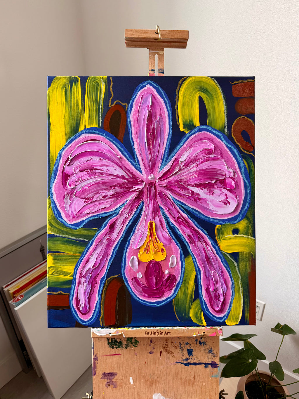 Orchid Chaos - Original Floral Painting