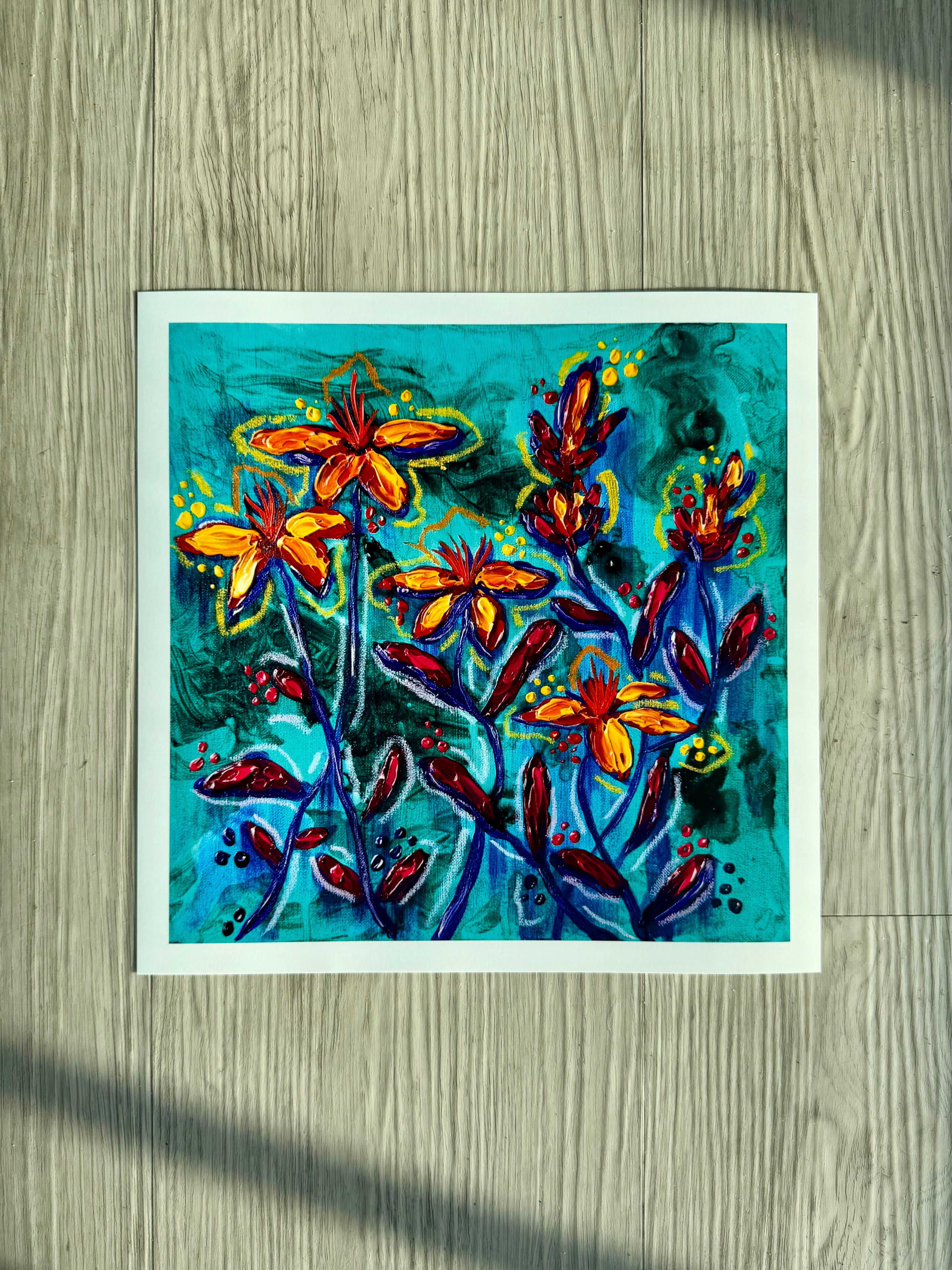 After The Rain - Floral Art Print