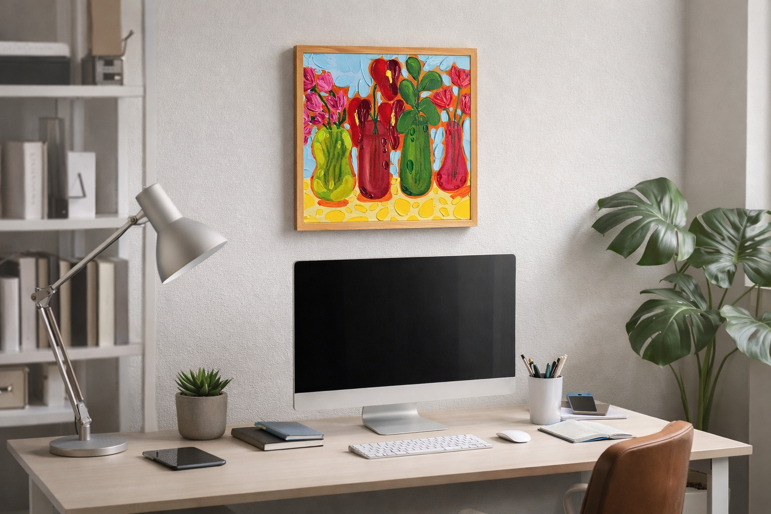 Not Your Grandma’s Flowers - Original Floral Painting