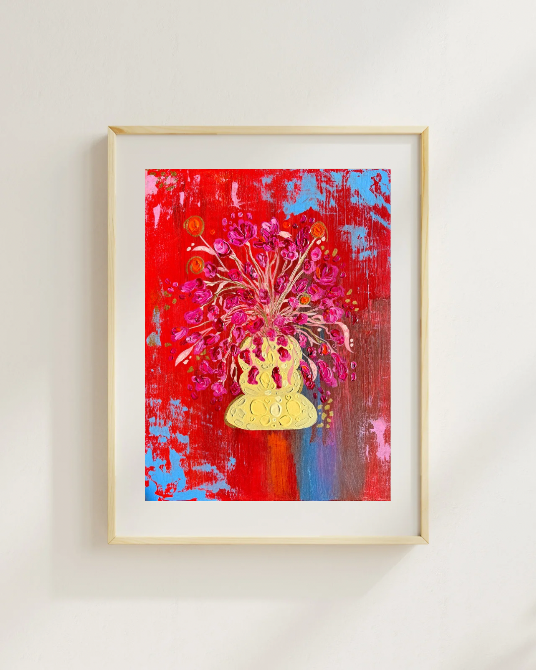 Firebloom Reminiscence - Original Floral Painting