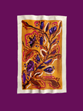Raw Canvas - Original Floral Painting