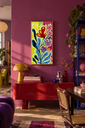 Bloomwave III - Original Textured Floral Painting