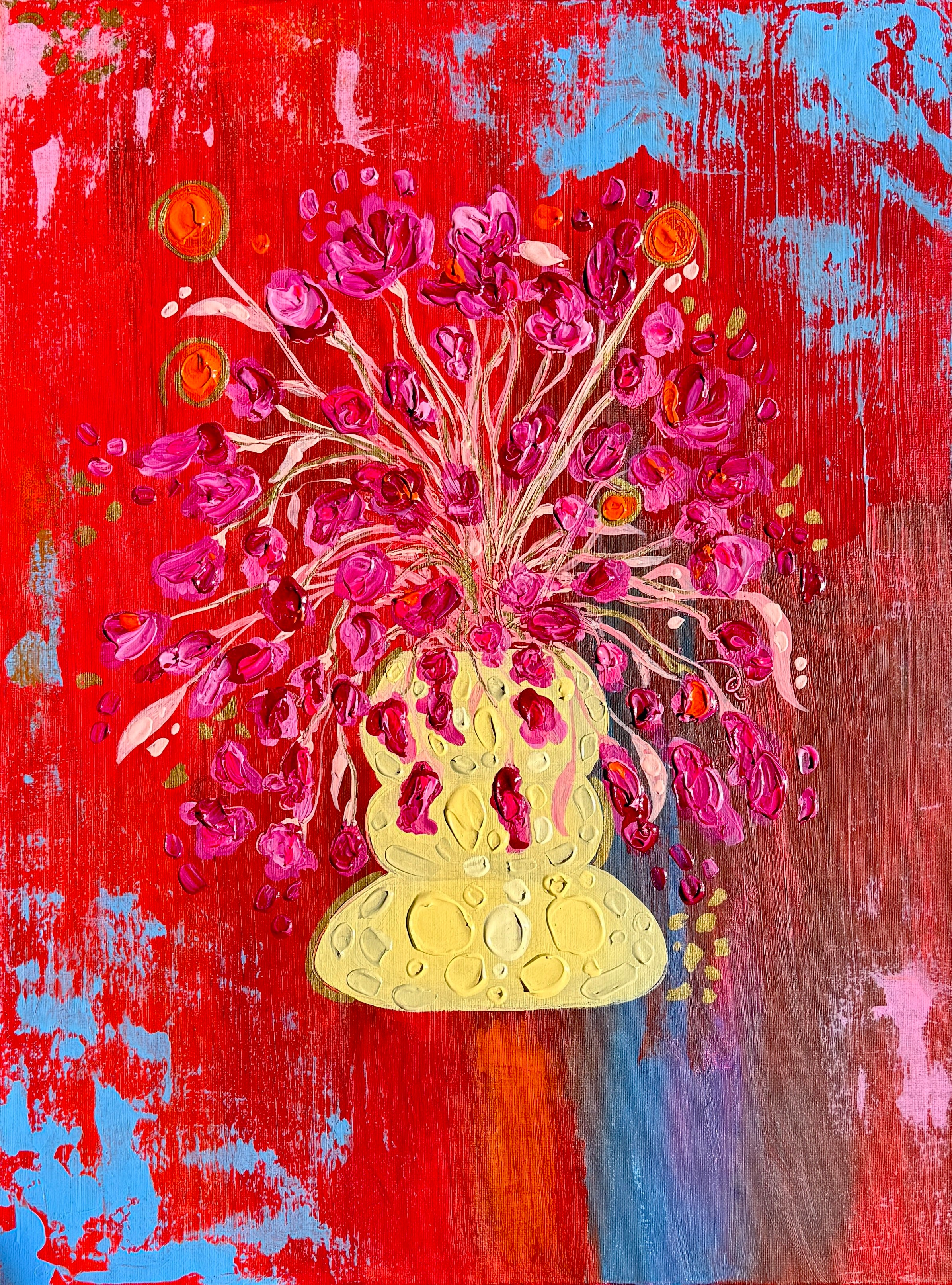 Firebloom Reminiscence - Vibrant Art Print