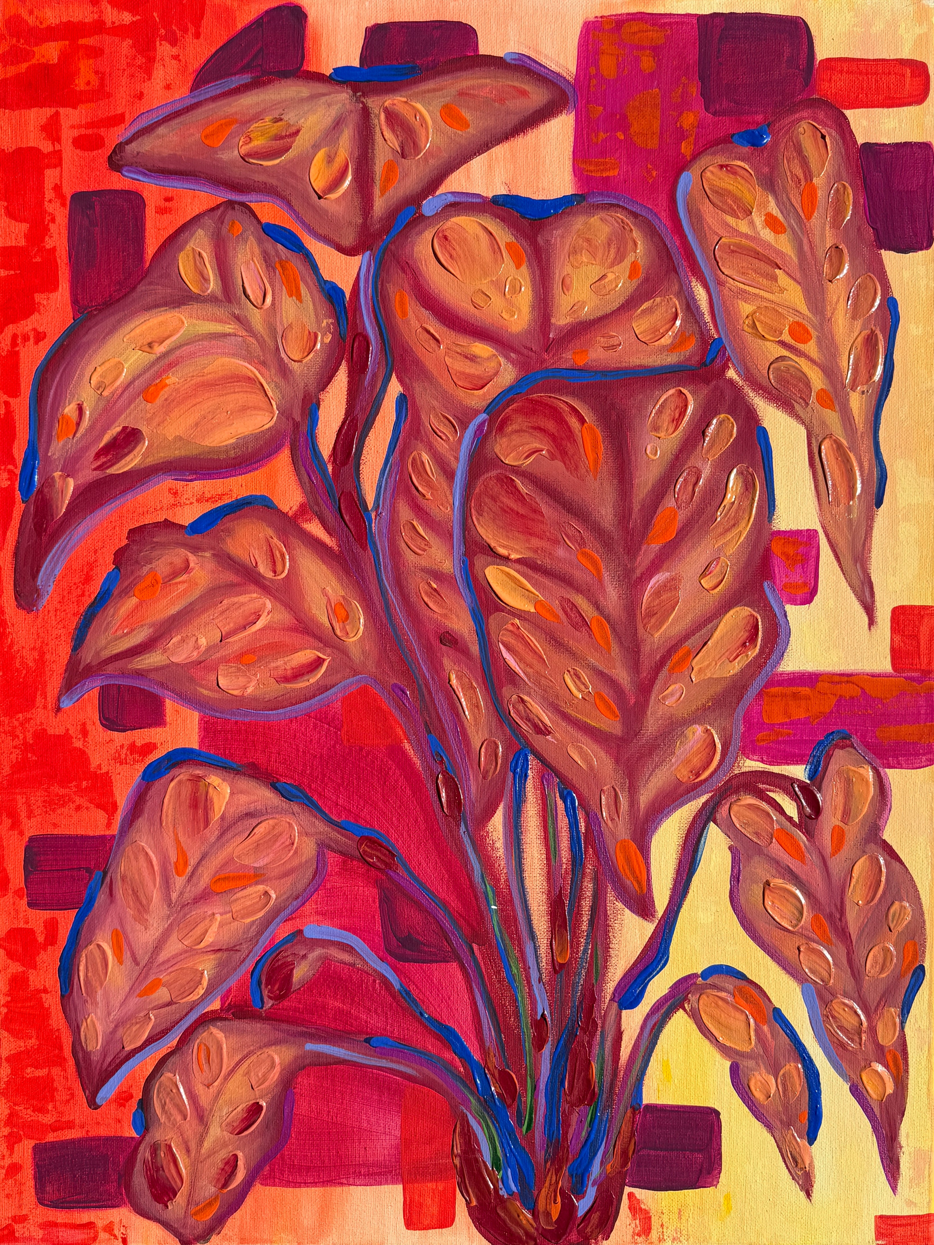 Amazonian Flames - Vibrant Art Print