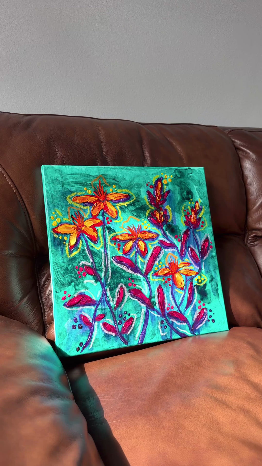 After The Rain - Original Floral Painting