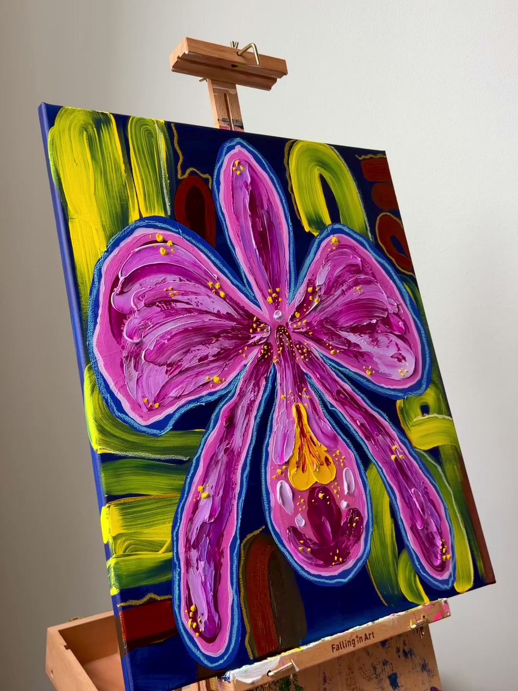 Orchid Chaos - Original Floral Painting
