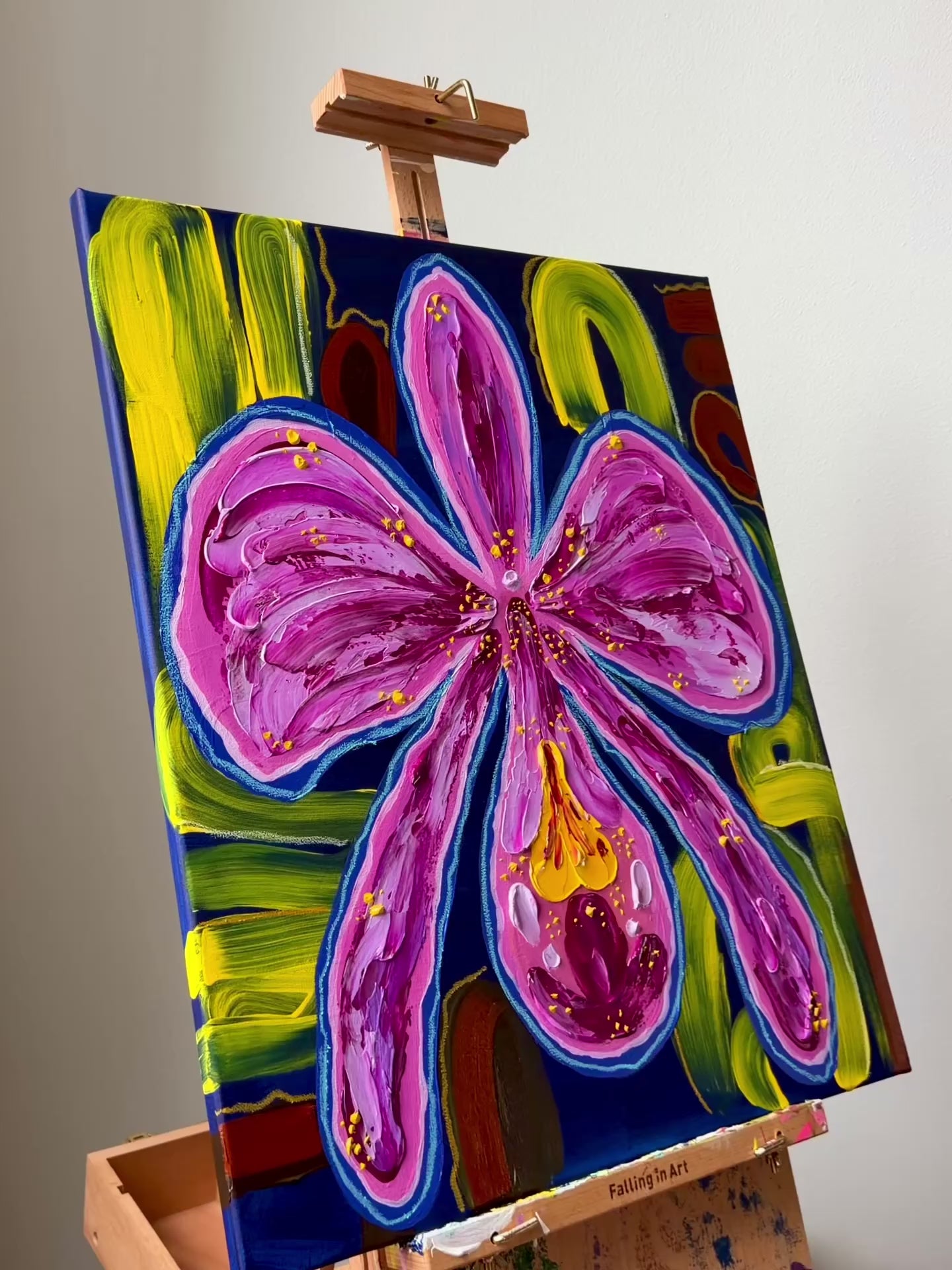 Orchid Chaos - Original Floral Painting