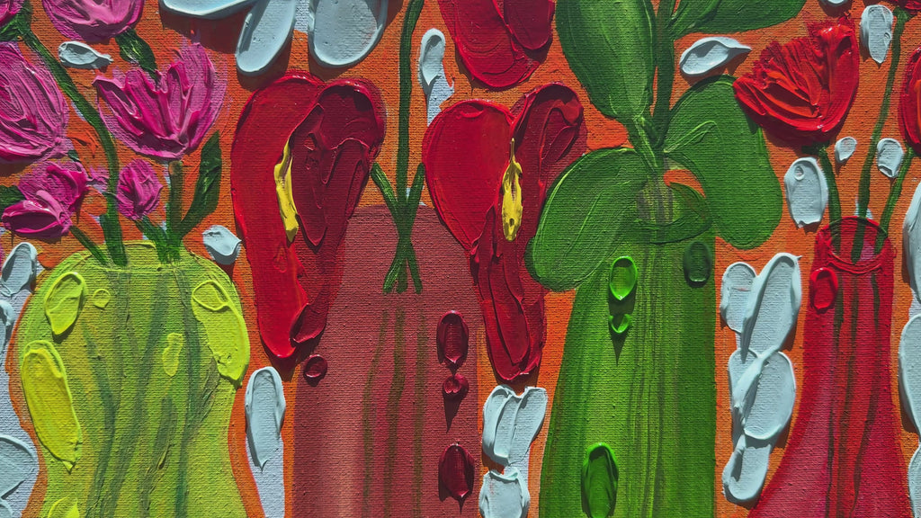 Not Your Grandma’s Flowers - Original Floral Painting