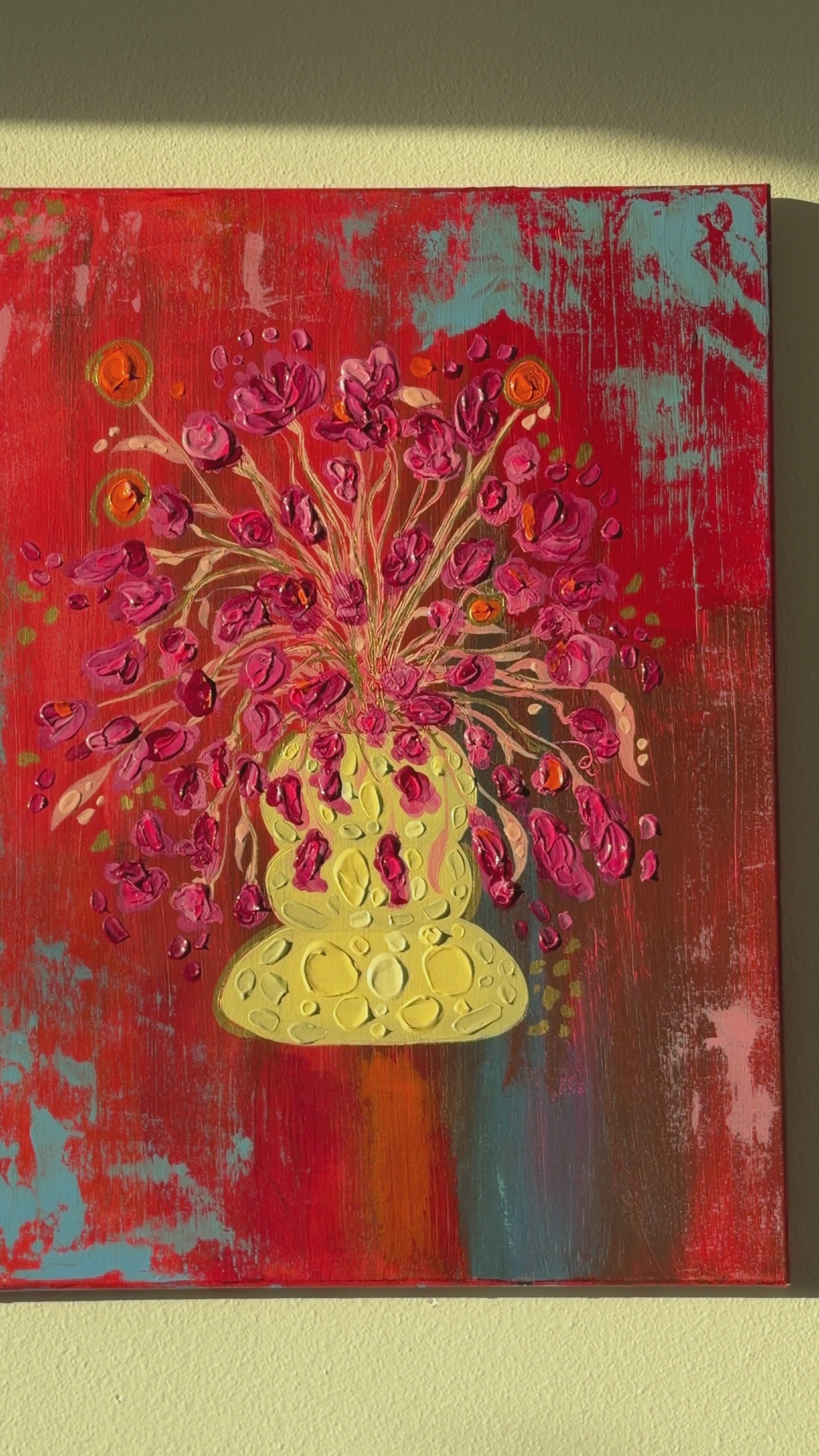 Firebloom Reminiscence - Original Floral Painting