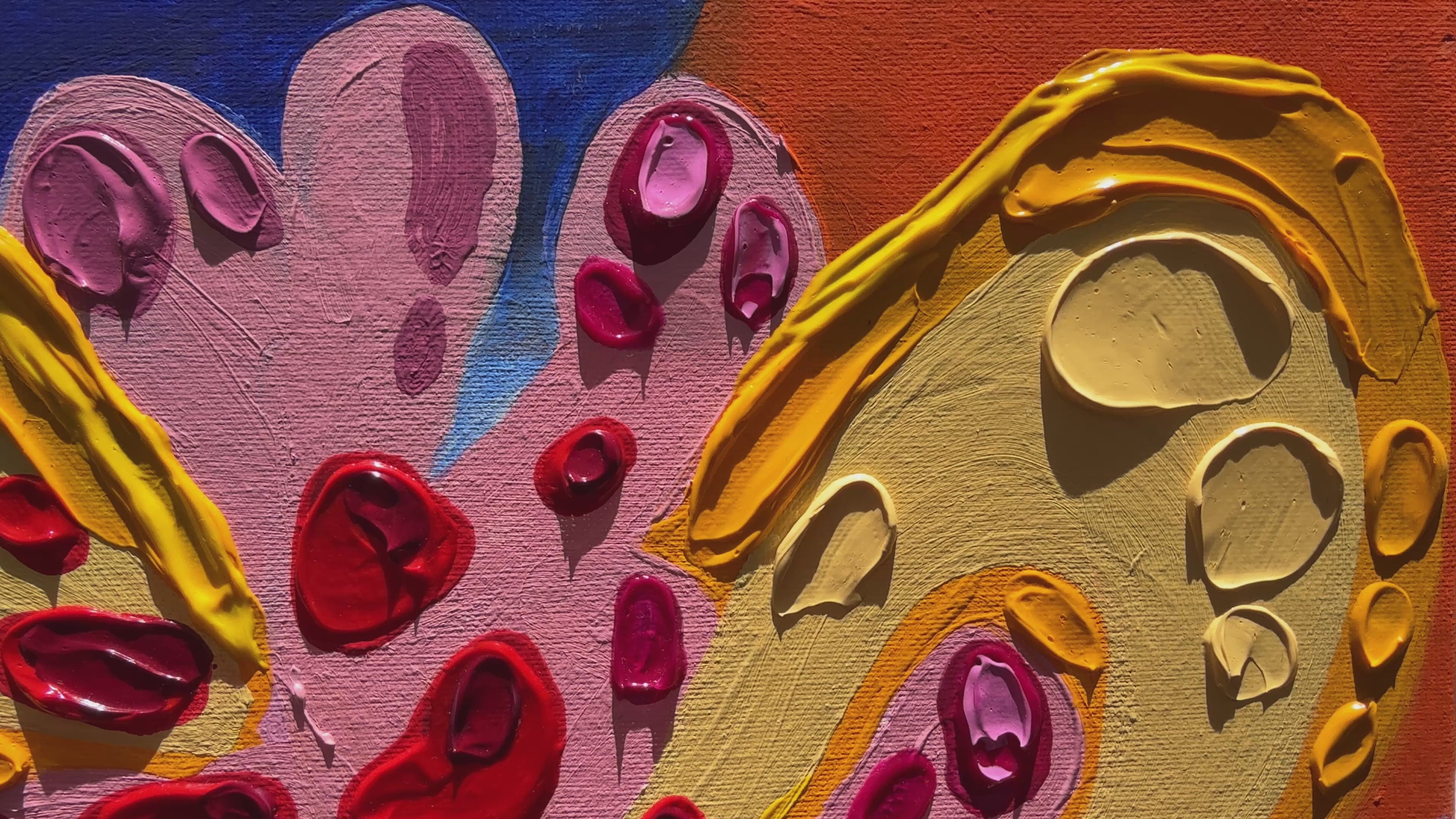 Delicate is a Lie - Original Floral Painting